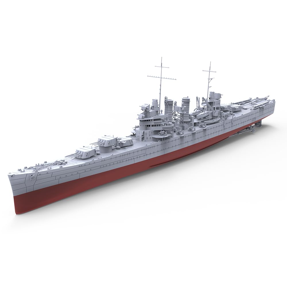 MRY-SFW SSC350756S-A 1/350 zestaw do budowy modelu wojskowego USA Lekki krążownik klasy Brooklyn, USS Brooklyn (CL-40), 1941 pełny kadłub