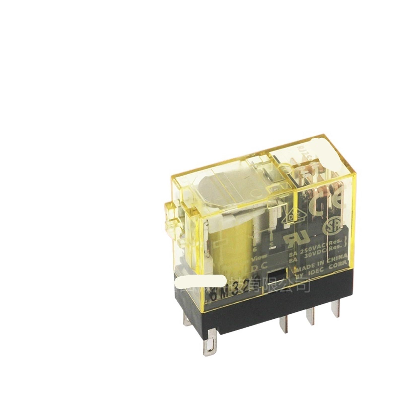 Relais intermédiaire RJ2S-CL-D48 DC48V 8A à 8 broches pour circuits imprimés
