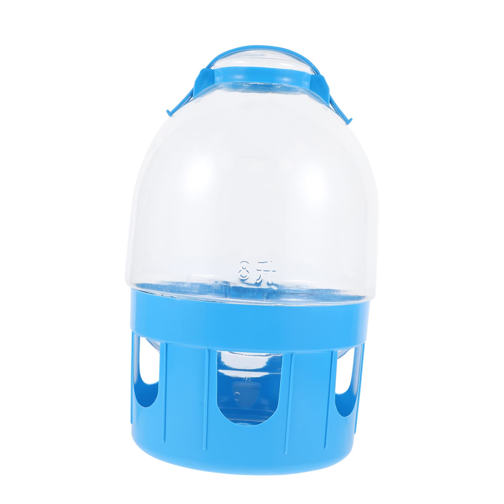Abaodam Tauben Wasserspender mit Großer Kapazität aus PVC Runde Form Einfache Handhabung und Reinigung für Vogel Wasserversorgung zu Hause Zufällige Farbe