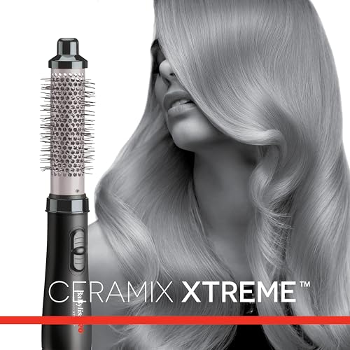 BaBylissPRO Ceramix Xtreme Ceramic Hot Air Styler Blow out Brush for Volume and Waves
