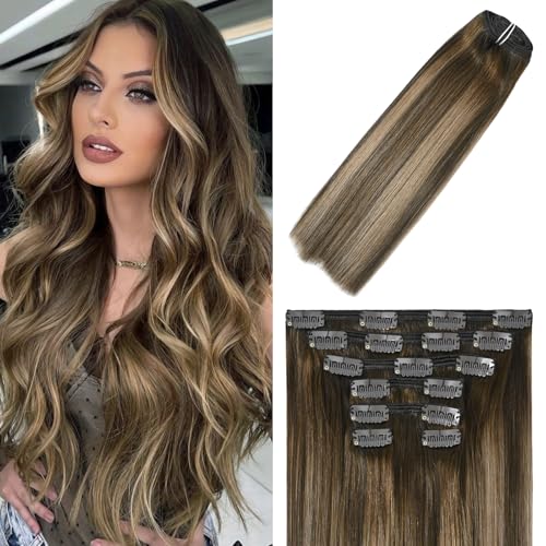 WindTouch Clip In Hair Extensions Extensões de Cabelo Humano Clip...