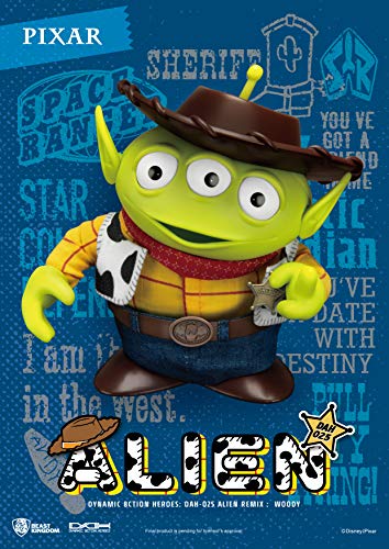 Beast Kingdom Toy Story: Alien Remix Woody Dah-025 Dynamic 8Ction Heroes Action Figure, Multicolor #TOP6