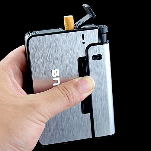 CROSSZONE Focus Smart Automatic Cigarette Case With Inbuilt Refillable  Lighter : Amazon.in: Health & Personal Care