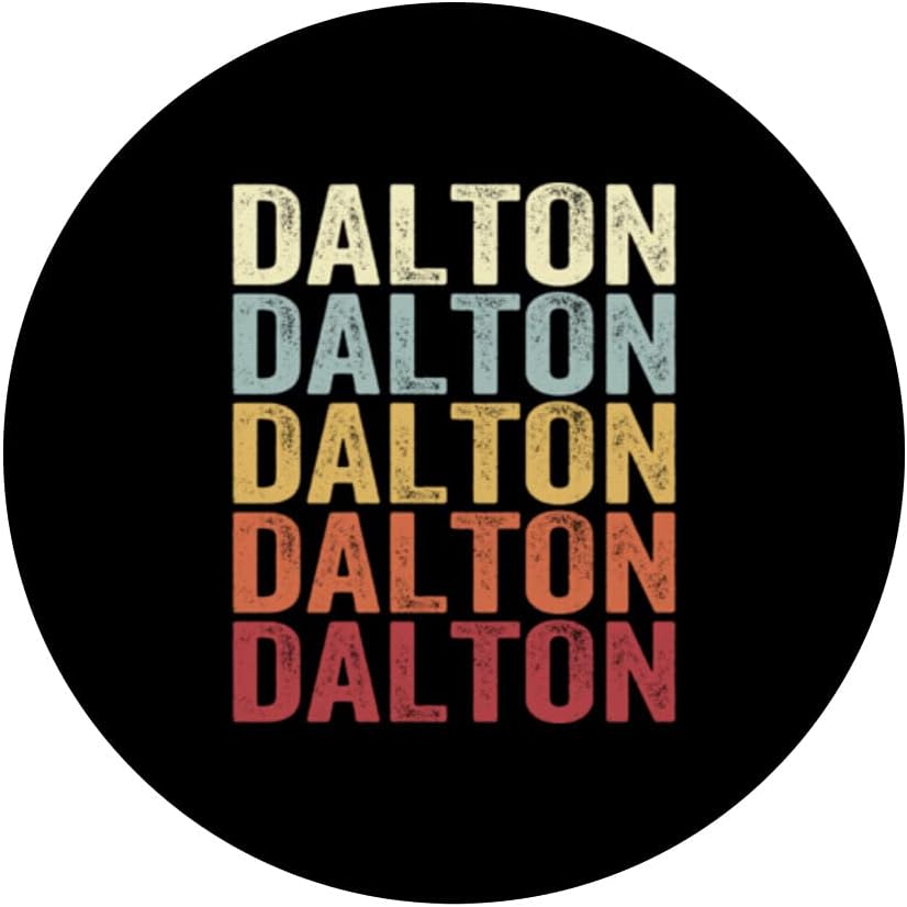 Dalton Ohio Dalton OH Retro Vintage Text PopSockets Swappable PopGrip image 3