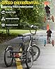 Skeri Electric Trike, 500W(Peak 1000W) Electric Tricycle for Adults, 20" Folding 3-Wheel Electric Bicycle, Step-Thru E Trike with 624WH Removable Battery and Large Basket, Black #3