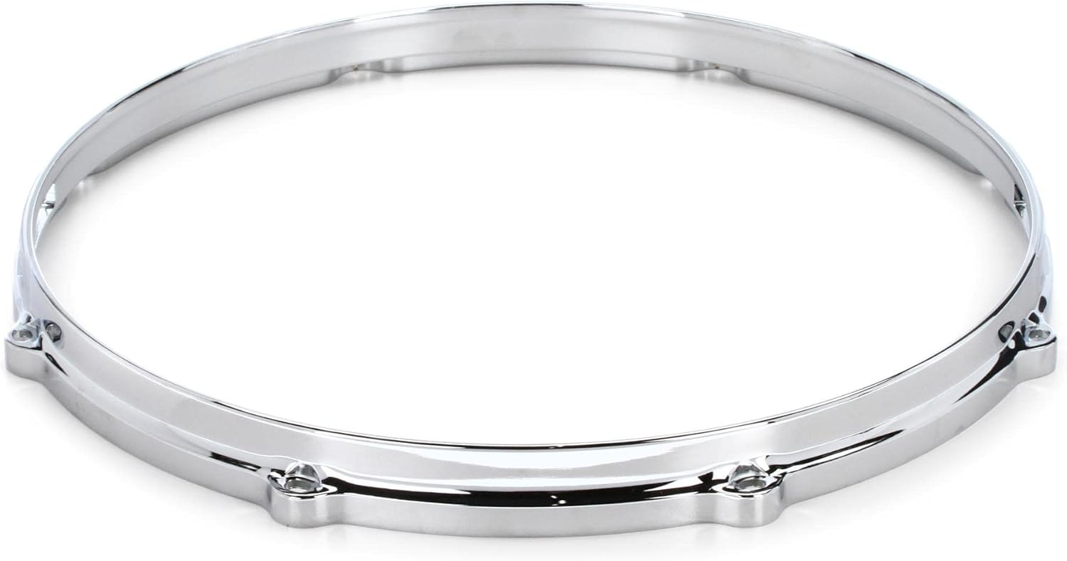 Gibraltar 14" 8-Lug Snare Side, Drum Hoop, Die-Cast Heavyweight Design for Tighter Sound and Reduced Overtones, Ideal for Studio Use, Fits Most Standard Snare Drums (SC-1408SSD)