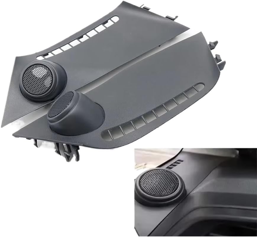 Car Audio Door Angle Gum Speaker Cover 2PCS / Fit for Honda/Fit for GK5 Jazz 2014-2019 Car Tweeter Refitting Audio Door Angle Gum Speaker Cover Boxes Mounts
