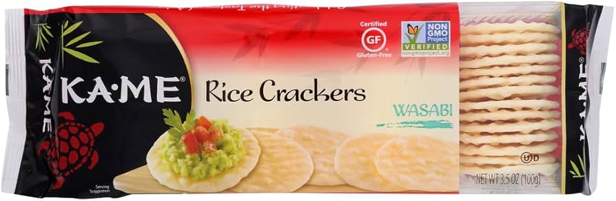 Amazon.com: KaMe Rice Crackers - Wasabi - 3.5 oz - 1 each (Pack of