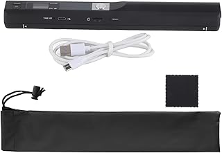 Portable Scanner Small Scanners Equipment Mini Handheld Scanner Abs Type Drive A4 Scanner Pen Scanner Petite Little Miniature Tiny Bar Code Scanners