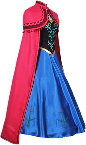 Miniatura 4 de Ainiel Disfraz de princesa para mujer, disfraz de Halloween, Azul