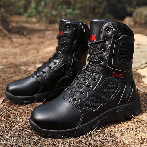 Large size field training, battlefield training, military boots, combat boots, snow boots, men's shoesSteel toe shoes2