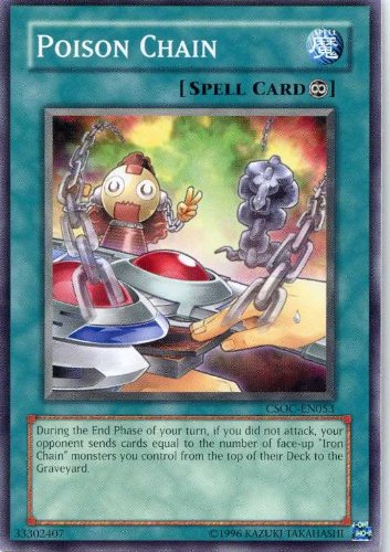 Amazon.com: Yu-Gi-Oh! - Poison Chain (CSOC-EN053) - Crossroads of Chaos -  Unlimited Edition