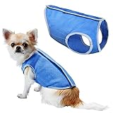 LotFancy Dog Cooling Vest Jacket Coats Swamp Cooler Puppies Cats Kittens Pets (Blue, Small)
