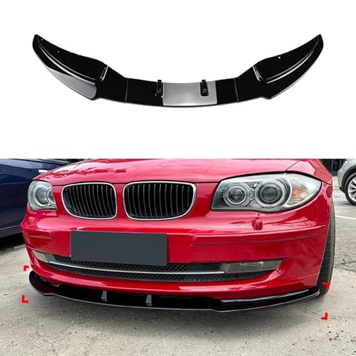 Lèvre séparateur avant pour BMW Série 1 protégeant le pare-chocs standard LCI 08-12 - 6