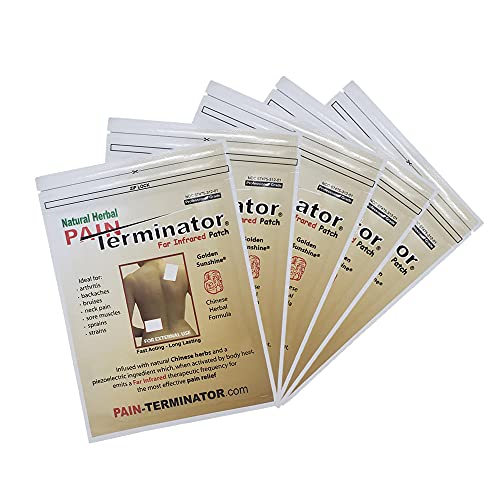 Golden Sunshine - Pain Terminator Far Infrared Patch - 6 Pack