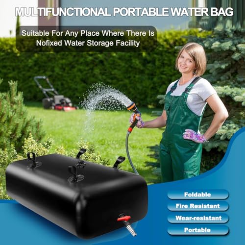 image for GHOSOONE 240 L/63 Gal Water Bladder Tank, Foldable Portable Water Stor