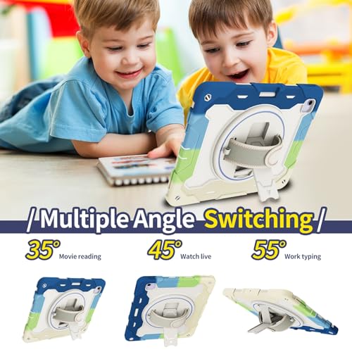 Étui iPad Air 13 2024 pour enfant coque antichoc avec support et dragonne - 4
