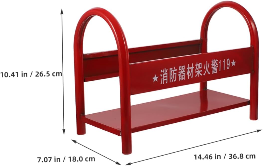 Holder Floor Stand Base for 4kg Powder Extinguishers Heavy-Duty Metal Bracket for Fire Safety Office Use