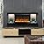 ActiveFlame Décor Electric Fireplace with Wall-Mount Mantel, Hexagon Tile