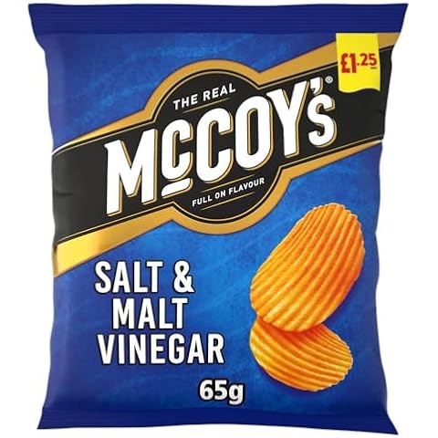 McCoy's Salt & Malt Vinegar Crisps Box Cover