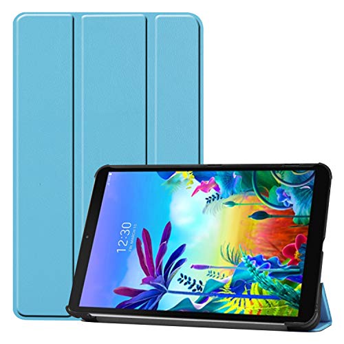 Gylint For Lg G Pad 5 10.1 Case, Smart Case Trifold Stand Slim Lightweight Case Cover For Lg G Pad 5 10.1 Inches Tablet 2019 Release, Model:lm-T600L, T600L Baby Blue #TOP28