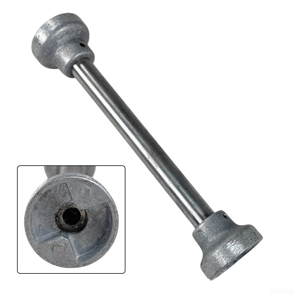Acoplamiento de eje de conexión de metal para máquina de combustión Ws-5 con ajuste de precisión de 14 mm para chimenea, estufa, sistema de calefacción, pieza de repuesto, acabado plateado, accesorio
