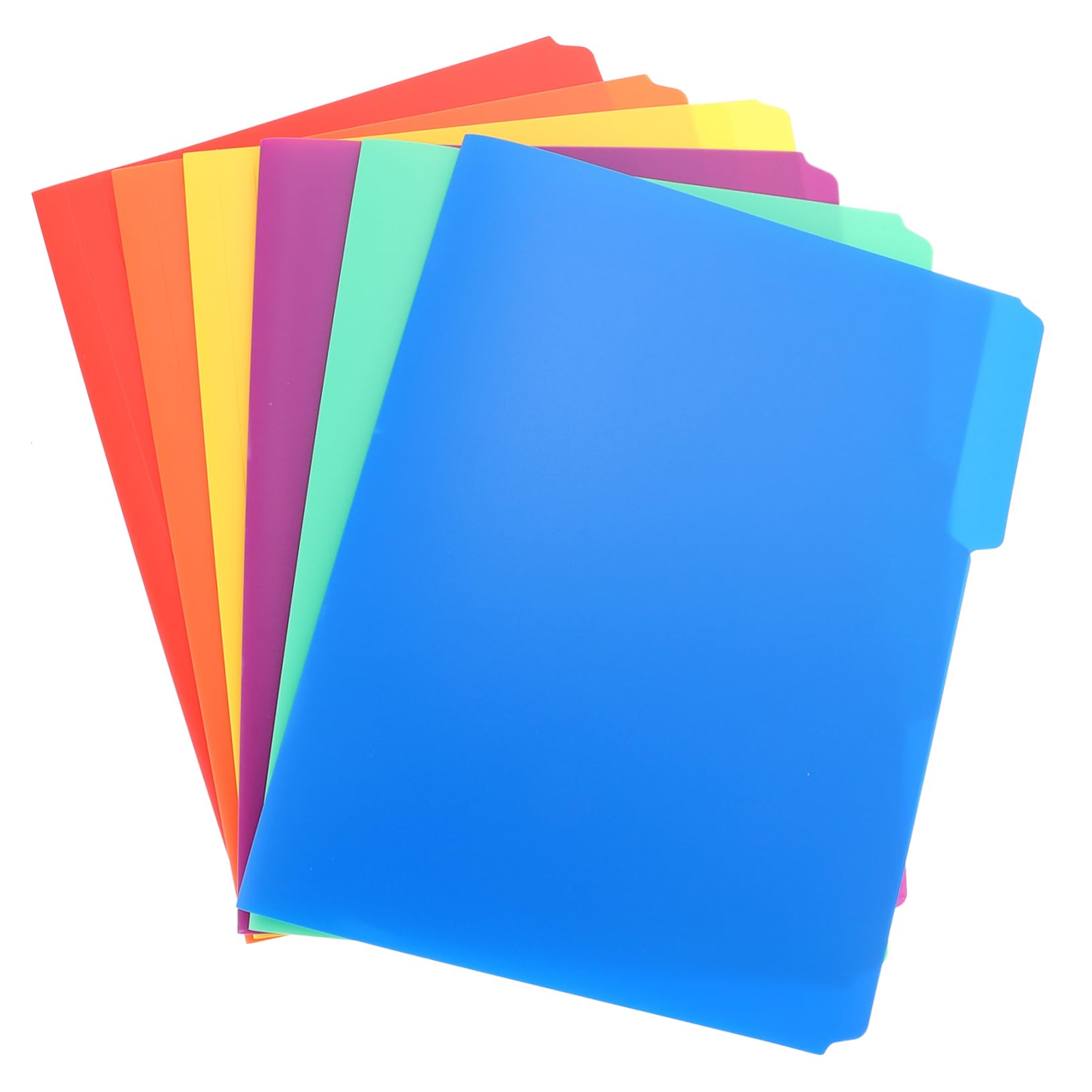 Angoily Organizador De Archivos De Plástico Carpetas Para Oficina Y Escuela Folder Simple Y Práctico Para Y Exámenes 6 Piezas X 4