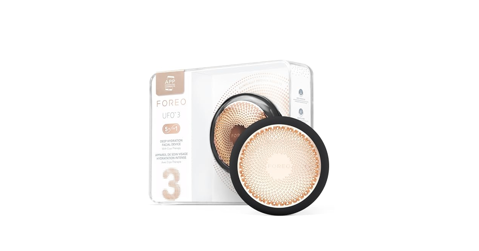 セレブたちのシークレット フェイシャルビューティースパ FOREO UFOTM FOREO UFO Smart Mask Device — Fuchsia — Gameela Skin