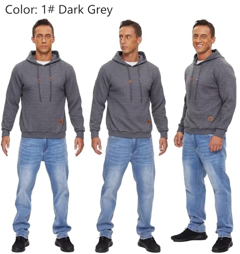 YuKaiChen Men's Casual Pullover Hoodies Long Sleeve Hooded Sweatshirts3