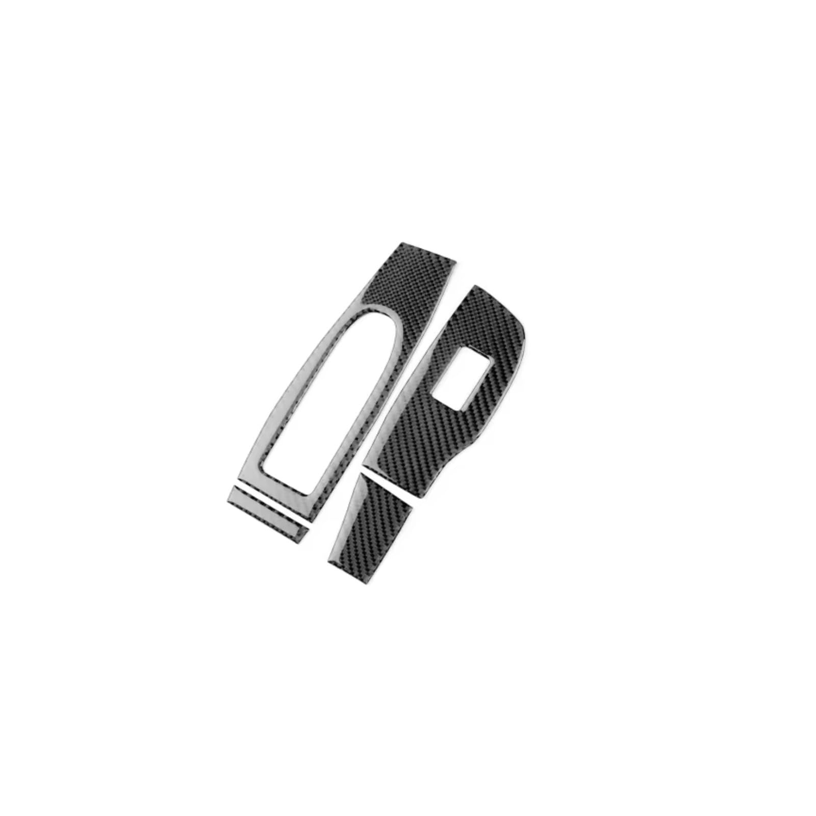 Decoration Auto Interior Compatible with Mazda for Axela 3 for BP 2019-2025 Carbon Fiber Car Interior Trim Stickers Front Door Window Lift Panel LHD RHD