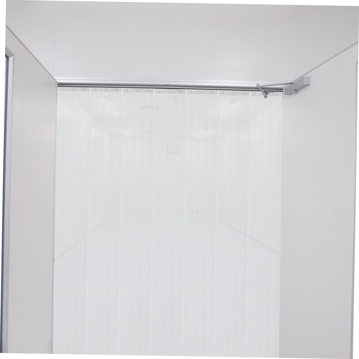 ABOOFAN Kit de Rideau de Porte en PVC, Rideau à Lanières Transparentes, Coupe-Vent et Imperméable, pour Supermarchés et Usage Commercial