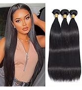 Straight Bundles Human Hair Bundles 22 24 26 Inch Human Hair Bundles 10A Grade 100% Unprocessed B...