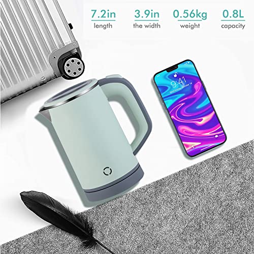 Mini Tetera Eléctrica Portátil 0.8L Acero Inoxidable miniatura 3
