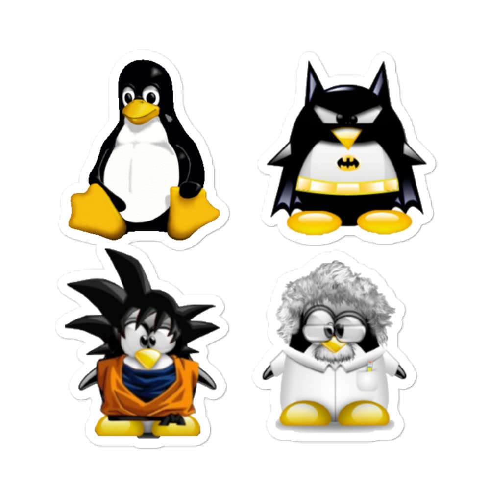 Amazon | Linux Tux Penguin ステッカーパック | シール・ステッカー