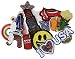 12 Pcs Iron On Embroidered Motif Applique Glitter Sequin Decoration Patches DIY Sew on Patch for Jeans, clothing (Style-001)