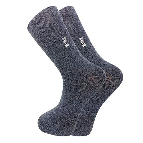 AWS/American Made Cotton Crew Dress Socks for Men 3 Pairs Casual Solid Socks Size 10-133