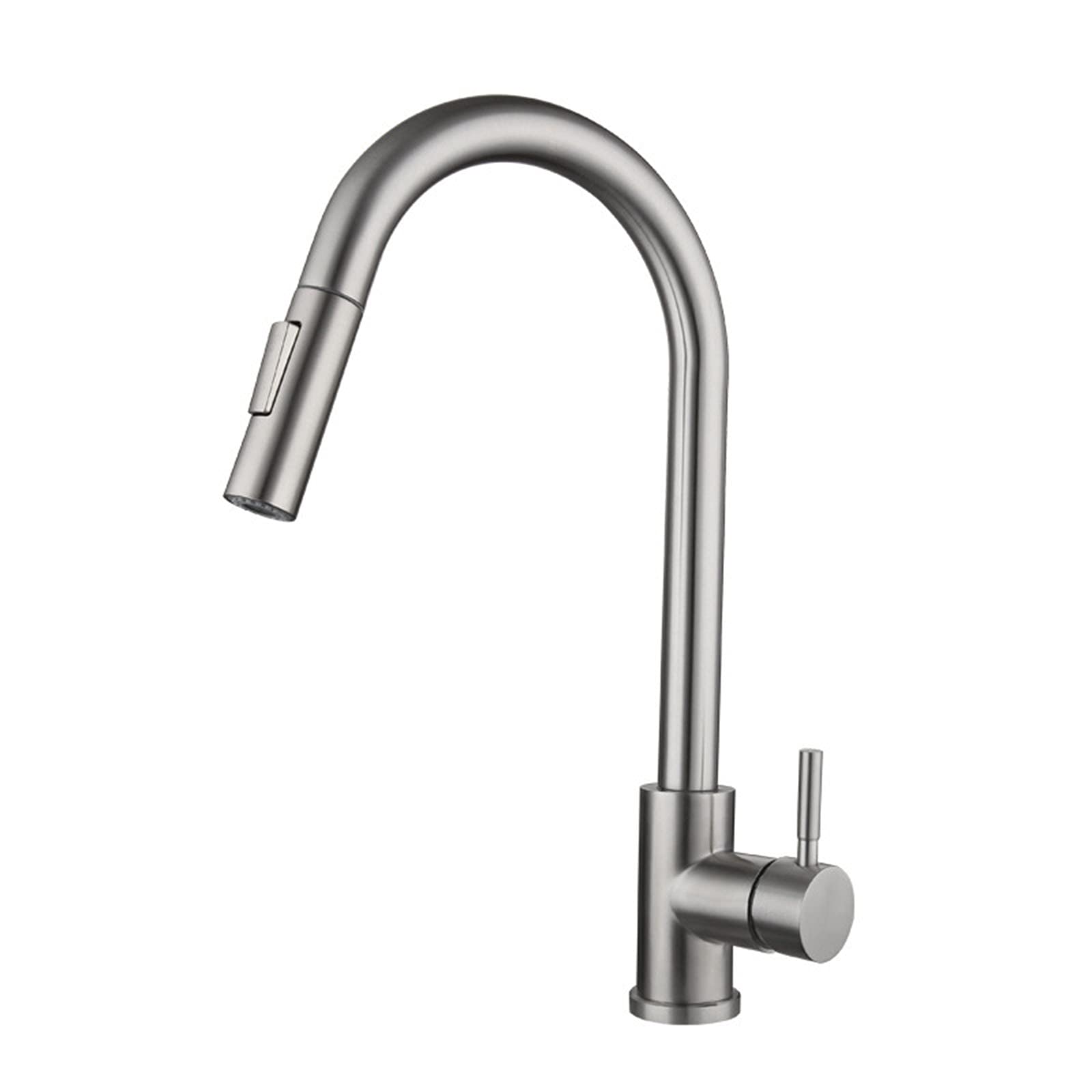 Mitigeur d'évier de cuisine tactile acier inoxydable 304 avec pulvérisateur extractible