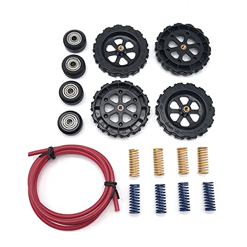 Lysee 3D Printer Parts & Accessories - 625ZZ Wheel Roller Bearing Kit with Nut + 1025 Springs + 24mm Tube Kit for 3D Printer VH99 - (Color: Black)