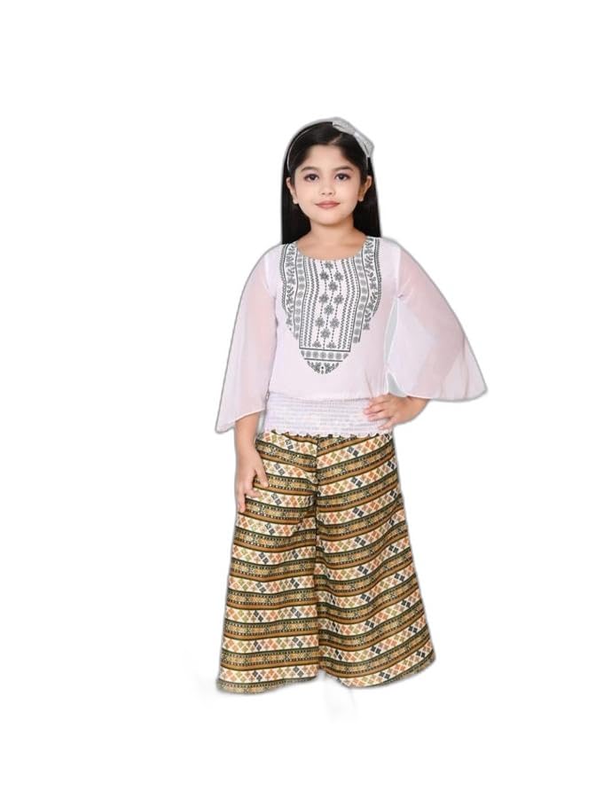 Girls’ Clothing Sets Stylish Stylish top Plazo Set (Modern Trendy Girls top & palazos Set|Style – 4730apperals for KidsZ,