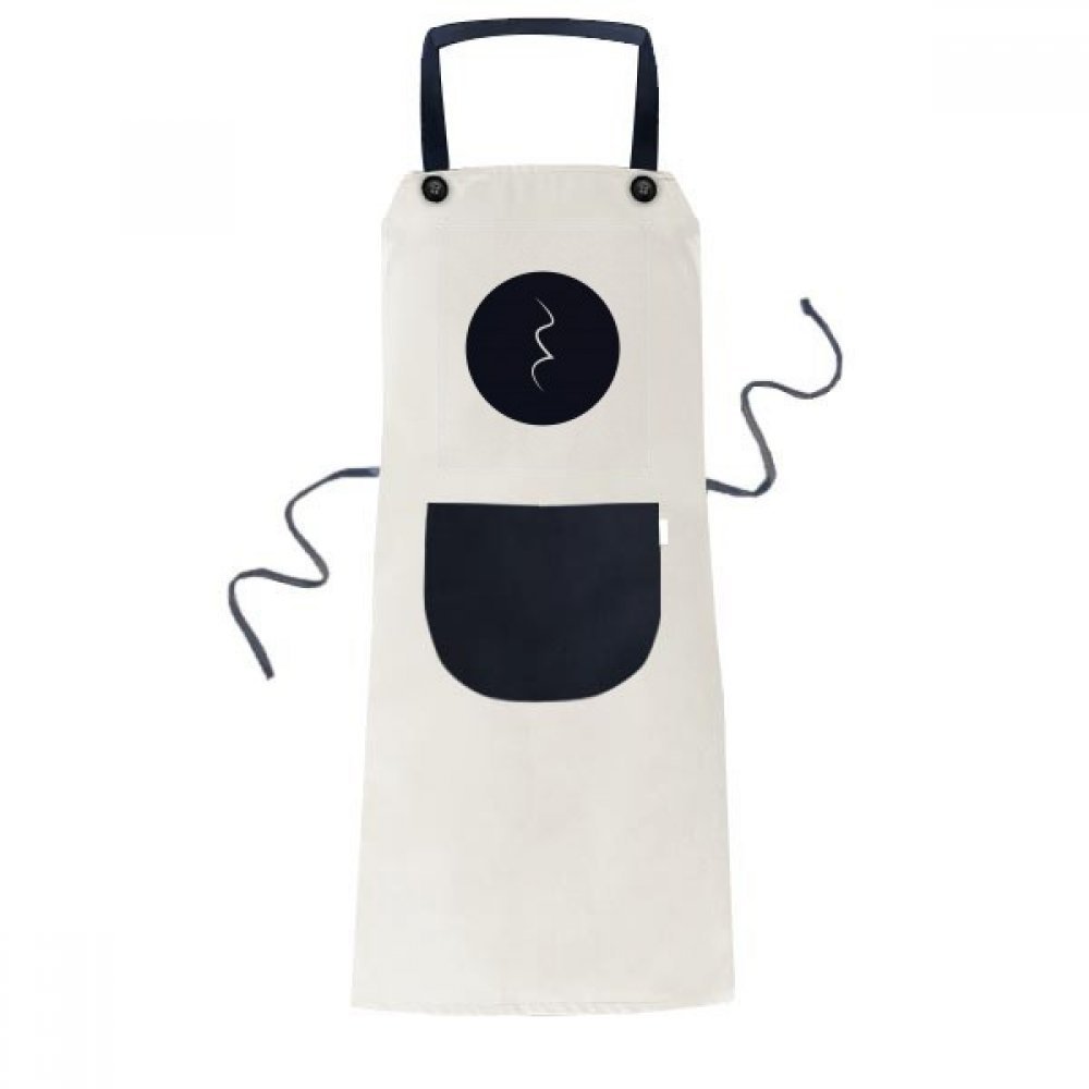 Tablier de cuisine avec poche noir et beige pour vos moments de partage et recettes en famille