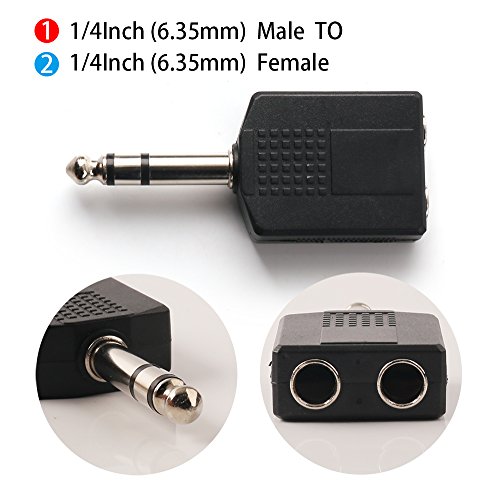 Convertidor NANYI soluciona ruidos de audio usando este conector splitter resistente 7