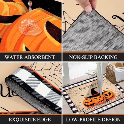32 x48 Pauwer Halloween Pumpkin Door Mat 9.99 + Free Shipping w/ Prime or on 35+ + 40% Off Code PAUWERRUG - image 4
