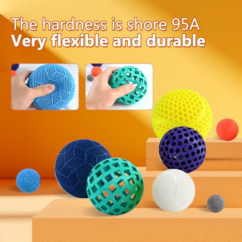 Filament TPU flexible 1.75mm noir translucide pour coques de drone et joints 3D - 6