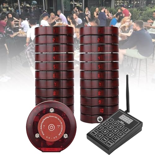 Bipeur de restaurant vibrant et clignotant avec triple alerte sonore - 2