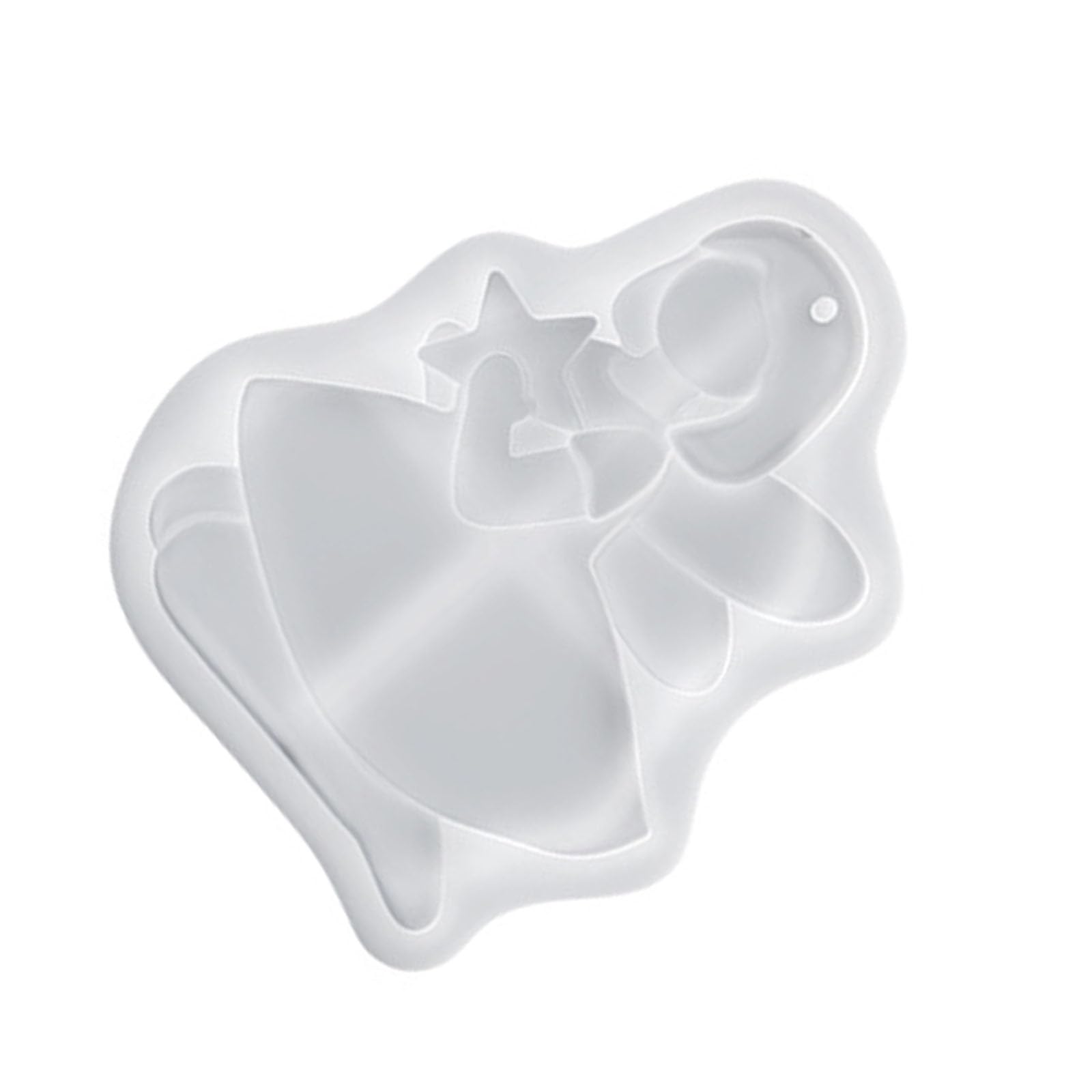hogtnd Flexible Silicone Artistic Mould Intricate Designs Figures for Personalized Scented Decorations and Gifts Angel Candle Mould