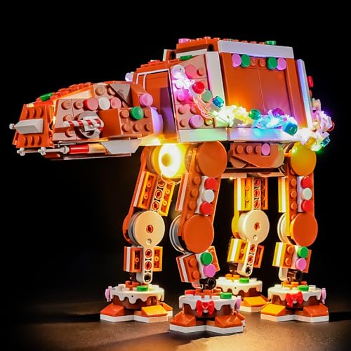 LIGHTAILING Light for Lego-40806 Gingerbread at-at Walker - Easy Install Hidden Wiring Home Decor & Gift-Ready (Model Not Included)