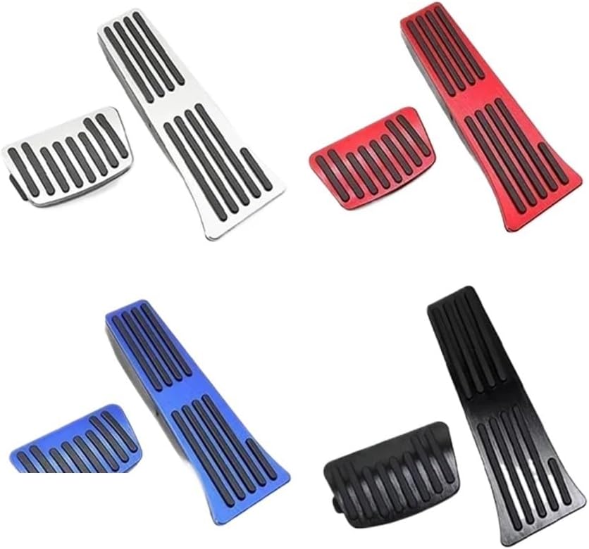 Car Pedals Fit For GAS Accelerator Brake Stainless Steel Non-slip Pedal Cover Pads Fit For NX4 MK4 2021 2022 2023 2024(Orange)