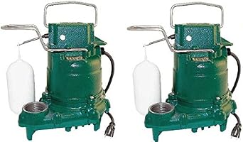 Zoeller M53 Mighty-mate Submersible Sump Pump, 1/3 Hp 2