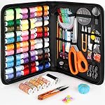 Sewing Kit for Adults,Maxfanay Needle and Thread Kit for Sewing,Professional Sewing Supplies Accessories with Tailor Scissors,43XL Thread,30 Needles,Yarn Snips and More for Travel Home Beginners