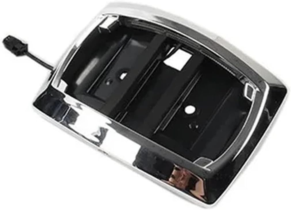 for 2025 Road Glide Street Glide Electra CVO 2024 Motorcycle LED Curved Frame License Plate Relocator (Silver)